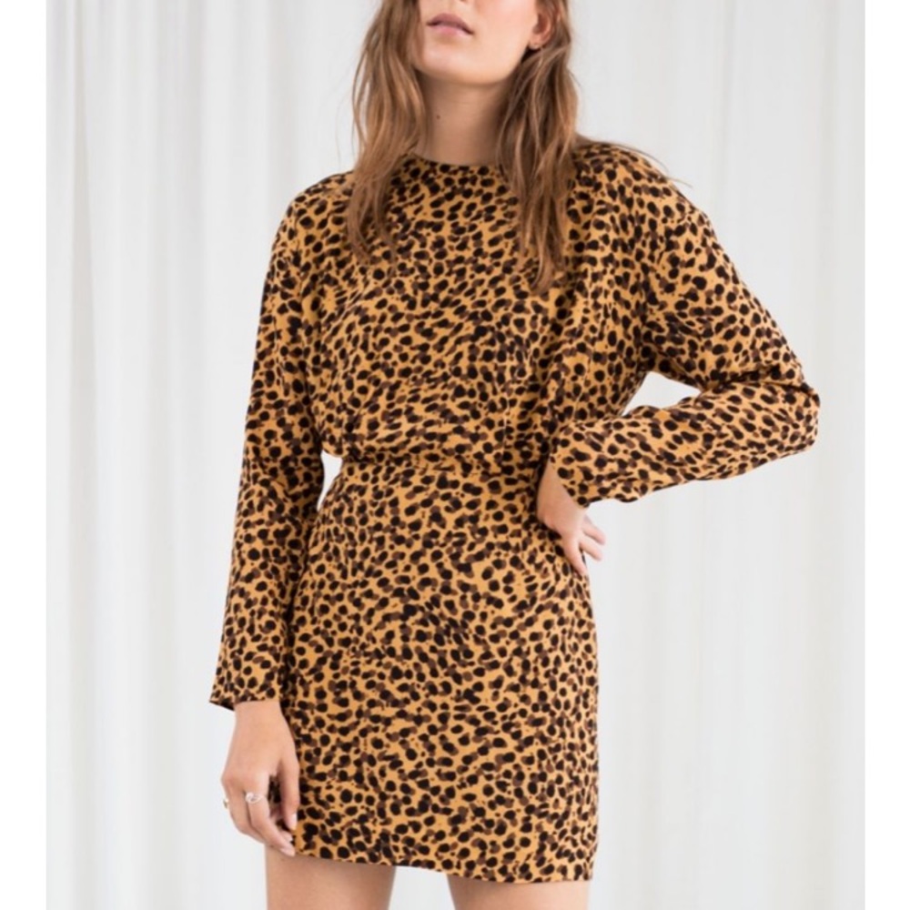 & Other Stories - Leopard dress NWT size 8